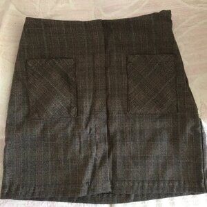 MNG Casual womens plaid skirt